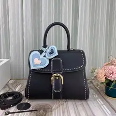 델보 브리앙 레더 탑핸들백 21050335