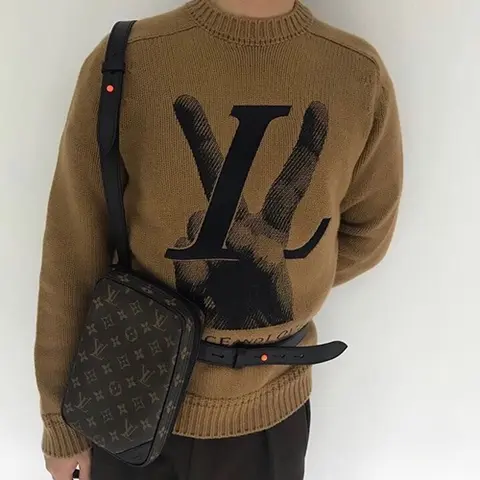 루이비통 Monogram Hip Sack Belt Bag Shoulder Bag, 23cm 명품 - 명품하우스