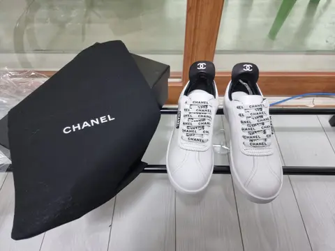 샤넬 샤넬 테니스 스니커즈 화이트 CHANEL 명품 - 명품하우스