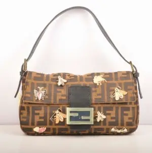 펜디 펜디 2330 숄더백 브라운+블랙 명품 - 명품하우스