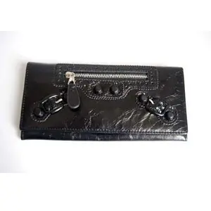 발렌시아가 Wallet 09002 Black 명품 - 명품하우스