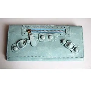 발렌시아가 Wallet 09002 light Blue 명품 - 명품하우스