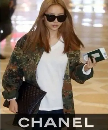 샤넬 샤넬 클러치백 수입원단 램스킨 67780 투애니원 씨엘 착용상품 명품 - 명품하우스