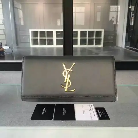 입생로랑 생로랑 카프스킨 클러치 4Col 명품 - 명품하우스