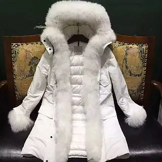 몽클레어 몽클레어 폭스 퍼 패딩 명품 - 명품하우스