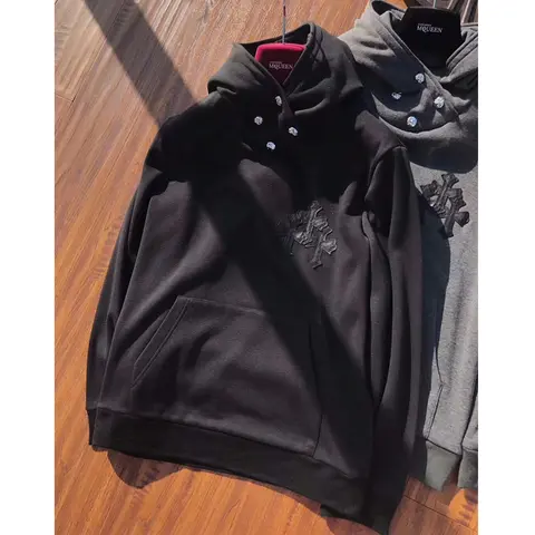 크롬하츠 크롬하츠 리얼 실버 후드티셔츠 명품 - 명품하우스