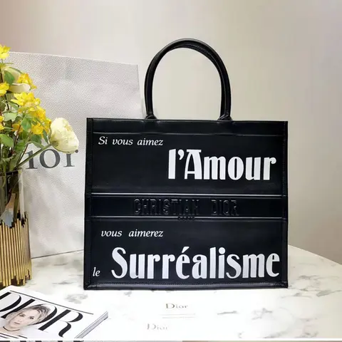 디올 디올 프린트 카프스킨 토트백 M1286 명품 - 명품하우스