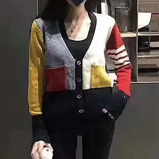 톰 브라운 톰브라운 배색 가디건 18122032 명품 - 명품하우스