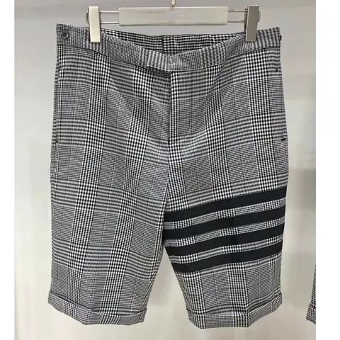 톰 브라운 톰브라운 하운드 투스 체크 하프 팬츠 19070437 명품 - 명품하우스