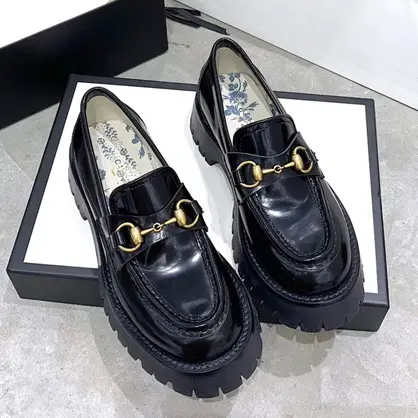 구찌 구찌 Horsebit GG velvet loafers 19101133 명품 - 명품하우스