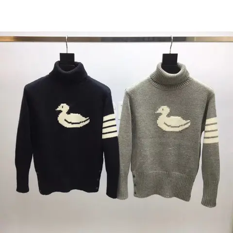 톰 브라운 톰브라운 슬림 오리 양모 니트 폴라 19102835 명품 - 명품하우스