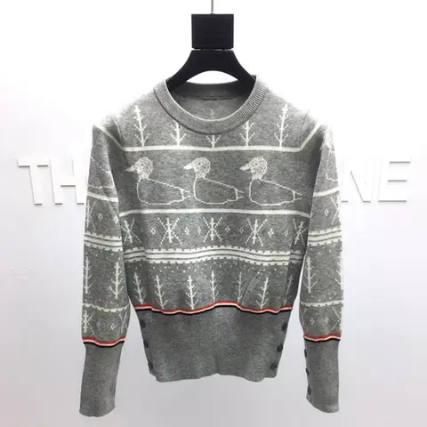 톰 브라운 톰브라운 남/여 오리 자카드 니트 19111334 명품 - 명품하우스