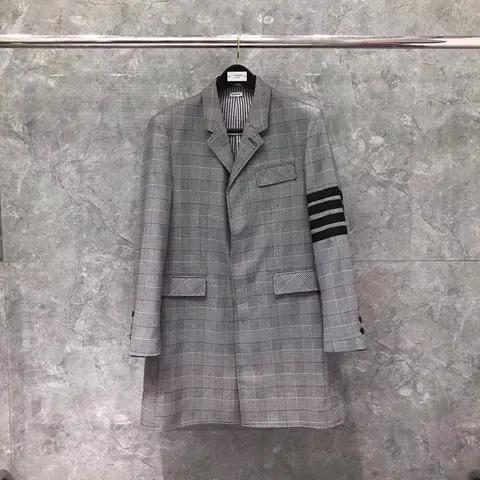 톰 브라운 톰브라운 하우스 투스 체크 코트 20081038 명품 - 명품하우스