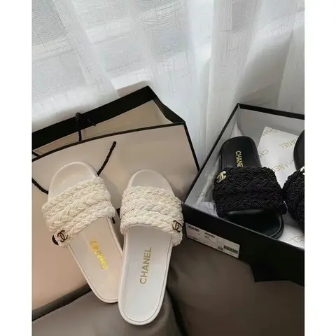 샤넬 샤넬 로고 슬리퍼 21032946 명품 - 명품하우스