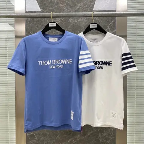 톰 브라운 톰브라운 자수 로고 티셔츠 21061540 명품 - 명품하우스