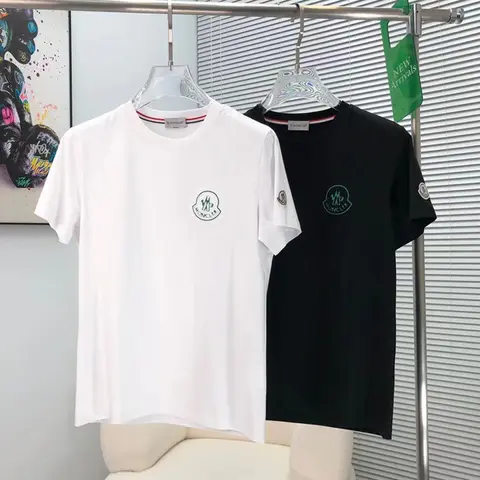몽클레어 몽클레어 로고 하프 티셔츠 22041131 명품 - 명품하우스