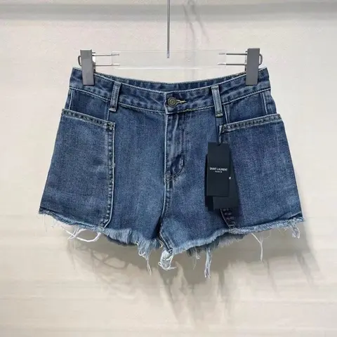 입생로랑 생로랑 워싱 데님 하프 팬츠 22051035 명품 - 명품하우스