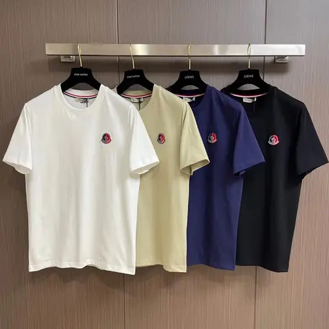 몽클레어 몽클레어 로고 패치 하프 티셔츠 23072045 명품 - 명품하우스