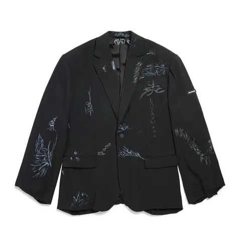 발렌시아가 발렌시아가 GRAFFITI SKATER TAILORED 재킷 블랙 739591TOT031000 명품 - 명품하우스