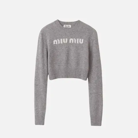 미우미우 미우미우 울 캐시미어 스웨터 Wool and cashmere sweater MML809 13K1 F0031 S 232 명품 - 명품하우스