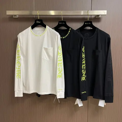 크롬하츠 크롬하츠 남/여 로고 프린트 티셔츠 24030438 명품 - 명품하우스