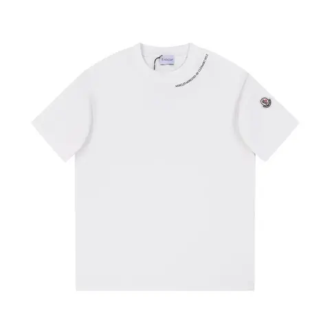 몽클레어 몽클레어 로고 티셔츠 화이트 Logo Accent T Shirt White J10918C000448390T034 명품 - 명품하우스