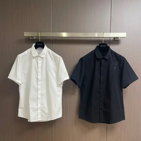 루이비통 루이비통 모노그램 자수 코튼 셔츠 24050841 명품 - 명품하우스