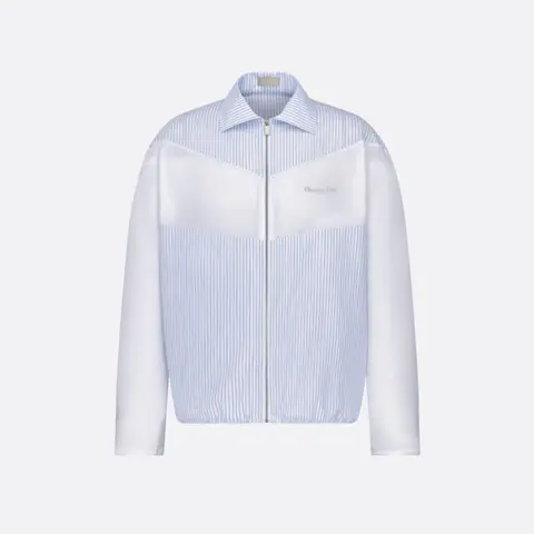 디올 디올 Christian Dior Couture 2 소재 지퍼 셔츠 413C507A5980 C075 명품 - 명품하우스