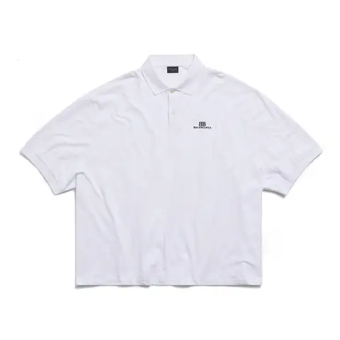발렌시아가 발렌시아가 남성 BB 클래식 오버사이즈 폴로 셔츠 791001TQVM79000 명품 - 명품하우스
