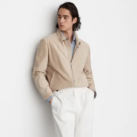 브루넬로 쿠치넬리 브루넬로 쿠치넬리 스웨이드 자켓 Suede Outerwear Jacket 0400020410510 LIGHT BROWN 명품 - 명품하우스
