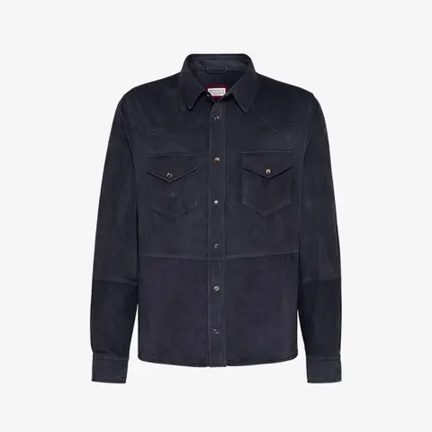 브루넬로 쿠치넬리 브루넬로 쿠치넬리 남성 레더 자켓 SUEDE JACKET NB30 명품 - 명품하우스