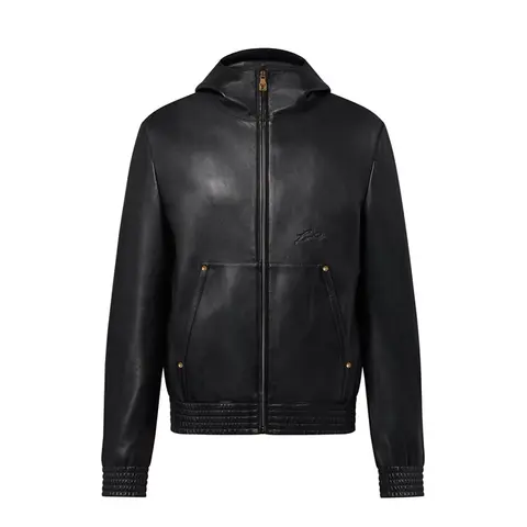 루이비통 루이비통 Zipped Leather Hoodie 1AFQP5 명품 - 명품하우스