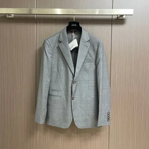 브루넬로 쿠치넬리 브루넬로 쿠치넬리 양모 싱글 블레이저 24090737 명품 - 명품하우스
