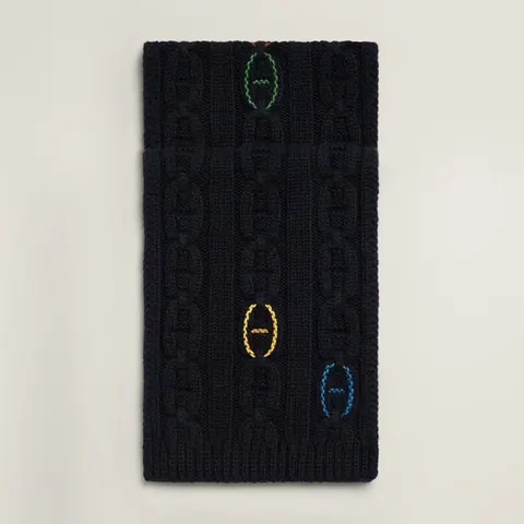 에르메스 에르메스 Tri Maillon Details Cuir 머플러 명품 - 명품하우스