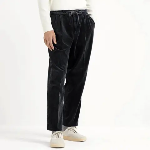 브루넬로 쿠치넬리 브루넬로 쿠치넬리 Garment dyed leisure fit trousers in cotton corduroy with drawstring 명품 - 명품하우스