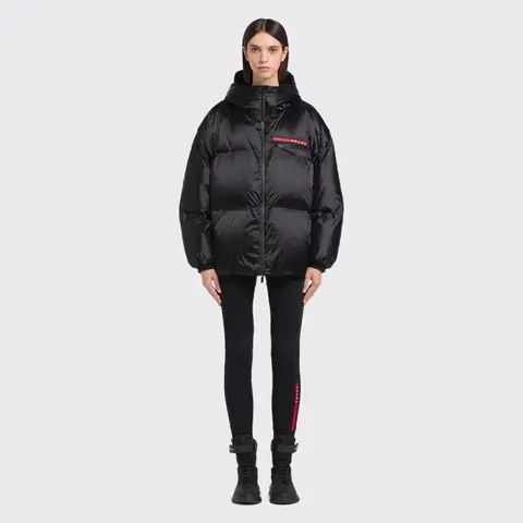 프라다 프라다 Cropped technical Re Nylon down jacket 29Z698 1ZT6 F0002 S 212 명품 - 명품하우스