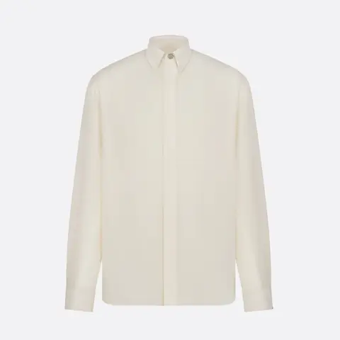 디올 디올 Icons Cannage Shirt Ecru Silk Blend 413C513A6067 C030 명품 - 명품하우스