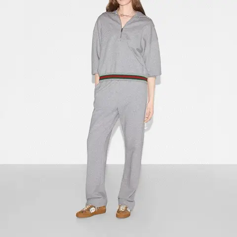 구찌 구찌 Cotton jersey sweatshirt pants with Web 794632 명품 - 명품하우스