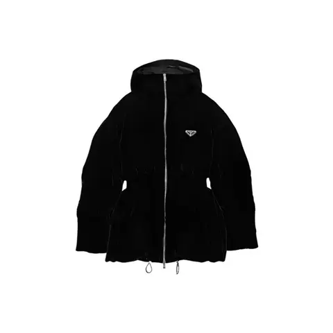 프라다 프라다 벨벳 다운 재킷 블랙 292214 16AB F002 S 000 명품 - 명품하우스