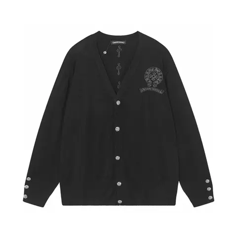 크롬하츠 크롬하츠 Ripped Knitted Sweater Cardigan 명품 - 명품하우스