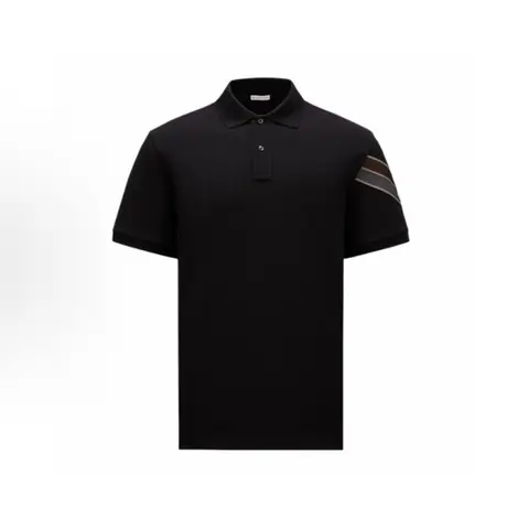몽클레어 몽클레어 Tricolour Trimmed Cotton Piquet T shirt J20918A0000289A16999 명품 - 명품하우스
