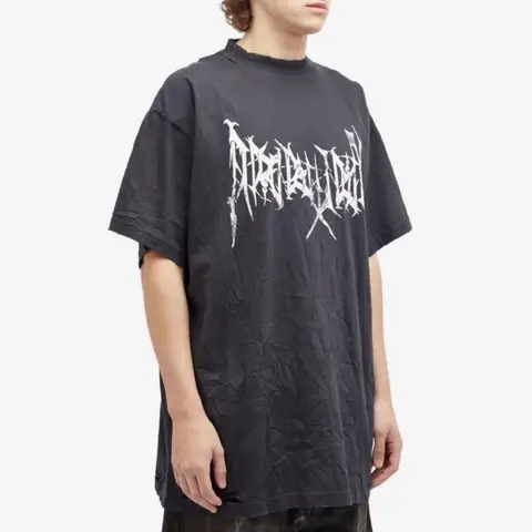 발렌시아가 발렌시아가 남/여 Metal Outline T shirt 787349TRVF9 명품 - 명품하우스