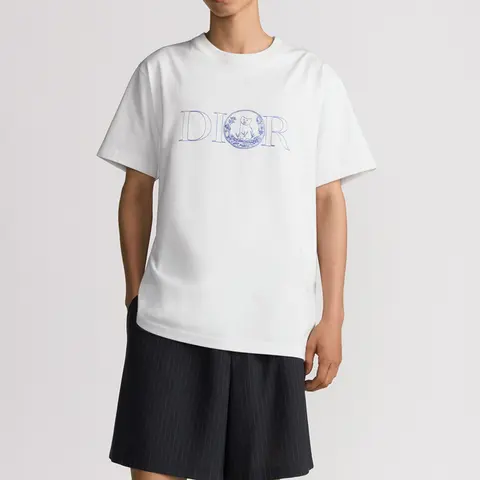 디올 디올 DIOR AND HYLTON NEL 티셔츠, 캐주얼 핏 583J696C0554 명품 - 명품하우스