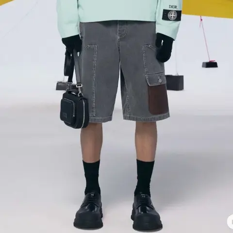 디올 디올 Dior and Stone Island 버뮤다 쇼츠 팬츠 25042932 명품 - 명품하우스