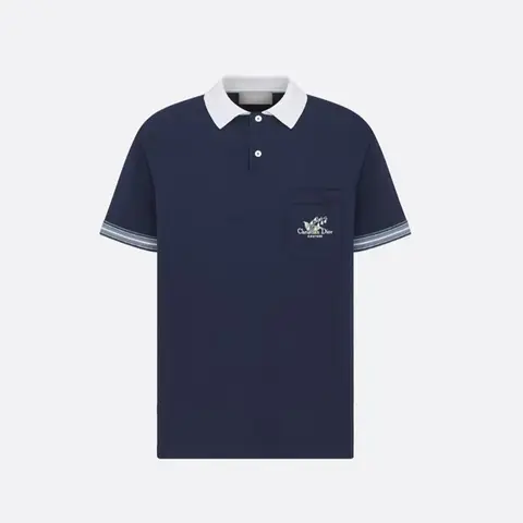 디올 Christian Dior Couture 은방울꽃 폴로 셔츠 593M810A7024 C580 명품 - 명품하우스
