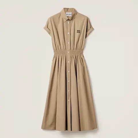 미우미우 미우미우 Poplin 셔츠 드레스 MF5906 10RG F0241 S OOO 명품 - 명품하우스