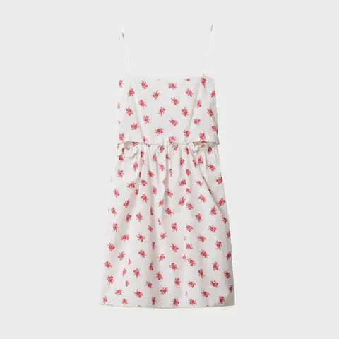 미우미우 미우미우 포플린 드레스 Slubbed poplin dress MF5910 17O3 F0970 S OOO 명품 - 명품하우스