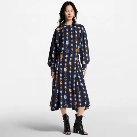 루이비통 루이비통 Long Sleeved Necklace Dress 1AHZXZ 명품 - 명품하우스