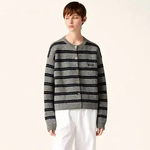 미우미우 미우미우 Shetland knit cardigan MMF899 15NQ F0MZQ S OOO 명품 - 명품하우스