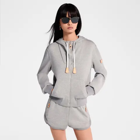 루이비통 루이비통 Leather Accent Hoodie 1AIAG3 명품 - 명품하우스